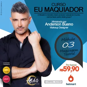 Imagem do curso EU MAQUIADOR - Módulo 03 - MAQUIAGEM TEATRAL