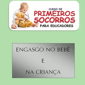 Imagem de capa para o Ebook E-book Engasgo no bebê e na criança