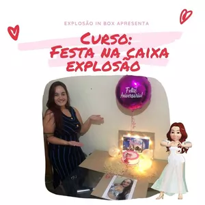 Imagem de capa para o Curso online Curso de Festa na Caixa Explosão