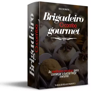 Imagem principal do produto BRIGADEIRO GOURMET LUCRATIVO : O COMBO 180 RECEITAS