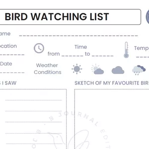 Cover image for Ebook Birdwatching Field List for Children 