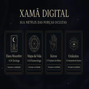 Imagem de capa para o Curso online Xamã Digital - A primeira galeria de IAs místicas do Brasil