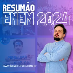 Imagem de capa para o Curso online Resumão ENEM 2024 - Lucas S.A. Cursos