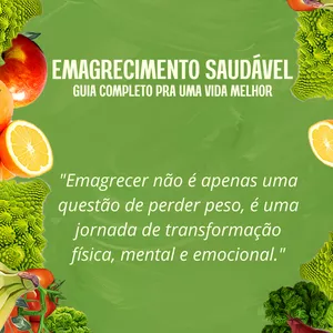 Imagem de capa para o Ebook   Emagrecimento Saudável: O guia completo para uma vida melhor.