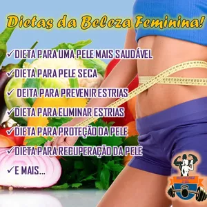 Imagem de capa para o Ebook Dietas da Beleza Feminina!
