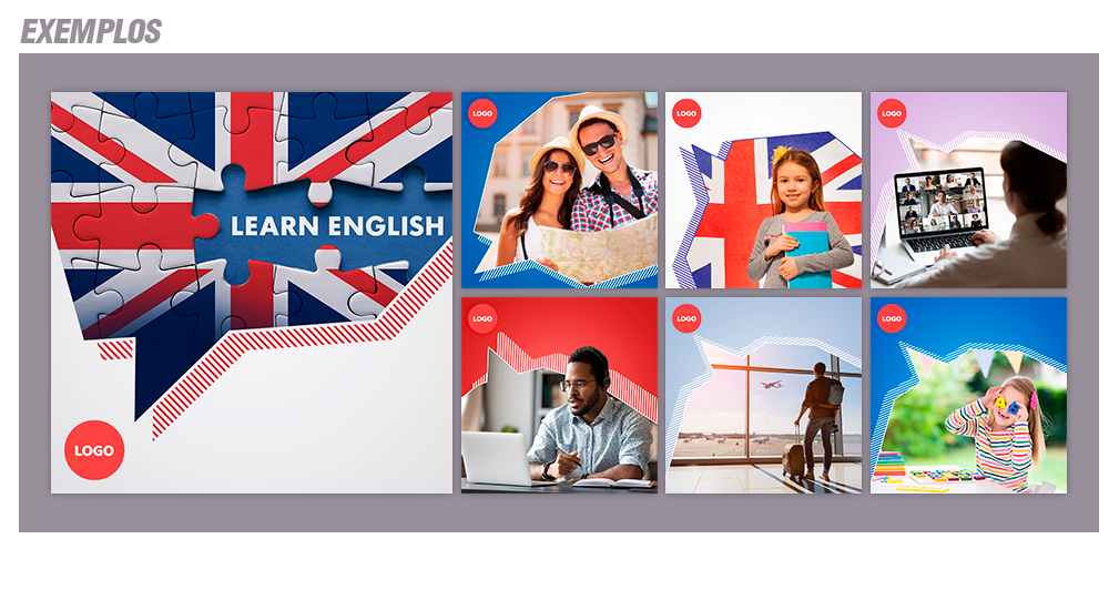 Pacote de Posts para Escola de Idiomas