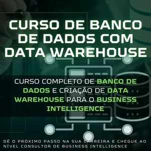 Imagem de capa para o Curso online 4.Banco de Dados com Linguagem SQL e Construção de um Data Warehouse - COMPLETO