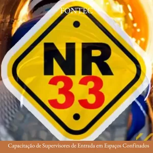 Imagem de capa para o Ebook NR-33 – Capacitação de Supervisores de Entrada em Espaços Confinados  