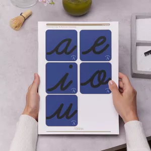 Imagen de portada para Ebook Caja de Fonemas 1 – Vocales de lija + imagenes 