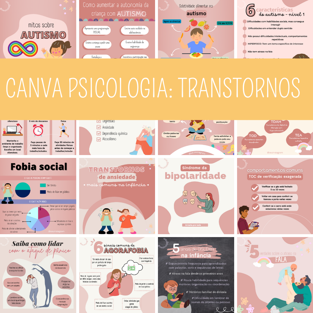 Imagem do curso Canva PSICOLOGIA - Transtornos