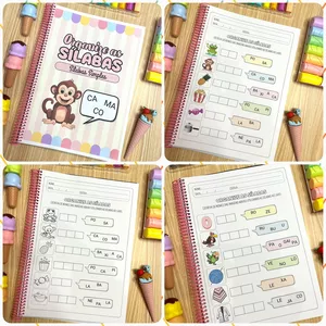 Imagem de capa para o Ebook Organize as Sílabas (Sílabas Simples)