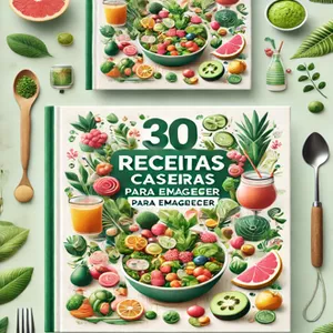Imagem de capa para o Ebook 30 Receitas Caseiras Contra a Obesidade