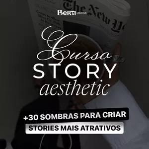 Imagem de capa para o Curso online CURSO STORY AESTHETIC - BERTI CREATIVE