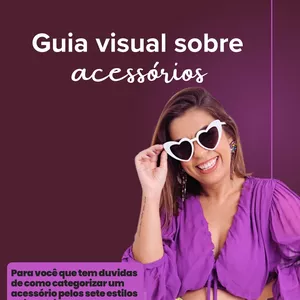Imagem de capa para o Ebook Guia visual sobre  acessórios 