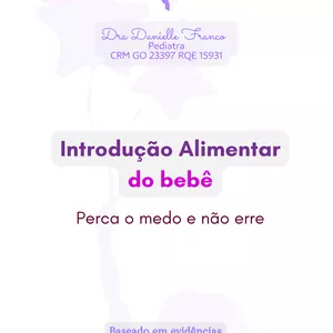 Imagem de capa para o Ebook Introdução Alimentar do Bebê: Perca o medo e não erre