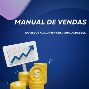 Imagem de capa para o Ebook Manual de Vendas - 10 Passos Fundamentais Para o Sucesso