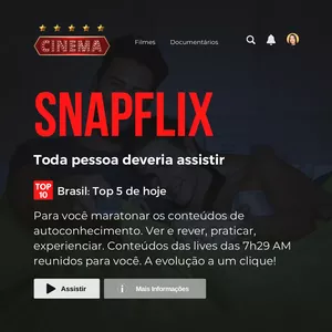 Imagem de capa para o Curso online SNAPFLIX