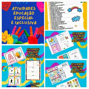 Imagem de capa para o Ebook Atividades educação especial e inclusiva