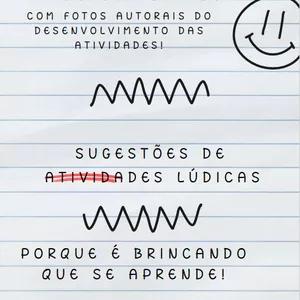 Imagem de capa para o Ebook E-book com atividades lúdicas fáceis e com materiais que você pode encontrar em casa!