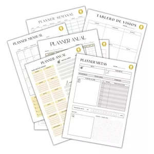 Imagen de portada para Curso online Planillas de Metas x10: El planificador definitivo