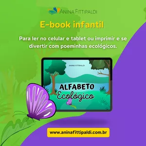 Imagem de capa para o Ebook E-book infantil Alfabeto Ecológico