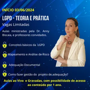 Imagem de capa para o Curso online LGPD - Teoria e Prática