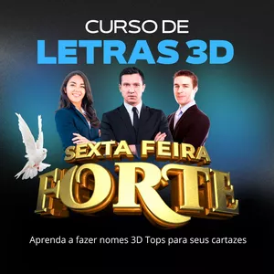 Curso de Letras Top 3D- em Cinema 4D
