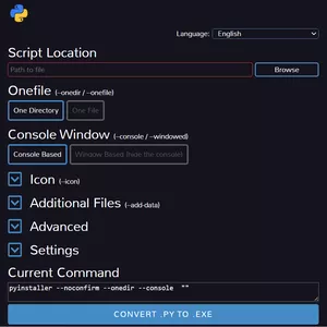 Imagem de capa para o Curso online SCRIPT PARA CONVERTER PYTHON EM EXE