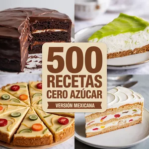 Imagen de portada para Ebook 500 Recetas Cero Azúcar y Glúten
