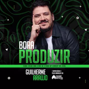 Imagem de capa para o Curso online Bora Produzir - Curso de Produção de Shows de Stand UP Comedy