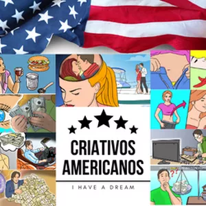 Imagem de capa para o Curso online Criativos Americanos