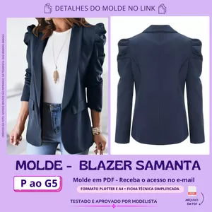 Imagem de capa para o Curso online MOLDE BLAZER SAMANTA