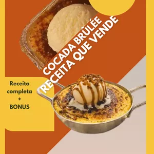 Imagem de capa para o Ebook Cocada Brûlée: Receita que Vende