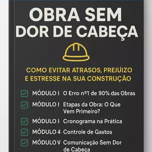 Imagem de capa para o Ebook Obra Sem Dor de Cabeça