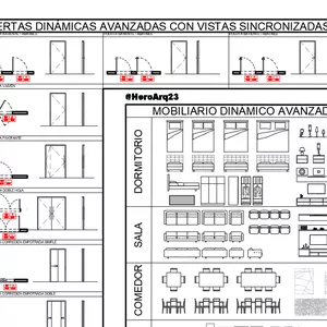 Imagen de portada para Curso online BLOQUES DINÁMICOS AVANZADOS PARA ARQUITECTURA 3.0 - HERO ARQ. 