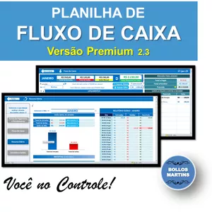 Imagem de Planilha de Fluxo de Caixa - V. PREMIUM 2.3 criado por Ander Martins na hotmart