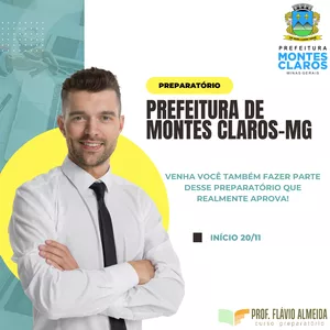 Imagem de capa para o Curso online PREPARATÓRIO PREFEITURA DE MONTES CLAROS