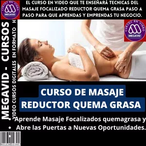 Imagen de portada para Curso online CURSO DE MASAJE REDUCTOR QUEMAGRASA FOCALIZADO