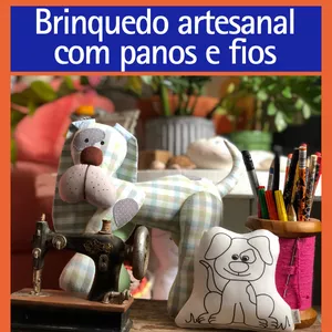Imagem de capa para o Curso online Clube do Brinquedo artesanal com panos e fios [acesso vitalício]