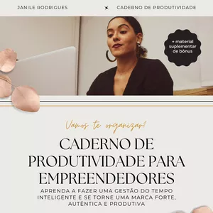 Imagem de capa para o Curso online Caderno de Produtividade