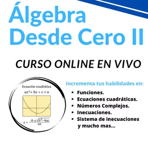 Imagen de portada para Ebook 𝐀𝐋𝐆𝐄𝐁𝐑𝐀 𝐃𝐄𝐒𝐃𝐄 𝐂𝐄𝐑𝐎 𝐌𝐎𝐃𝐔𝐋𝐎 𝐈𝐈