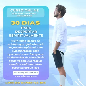 Imagem de 30 Dias Para Despertar Espiritualmente - Um curso para se estabilizar na Essência e na Iluminação do Caminho Direto criado por Willy Mouna Espiritualidade na hotmart