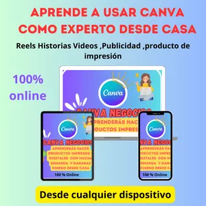 Imagen de portada para Curso online Canva Negocios