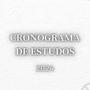 Imagem de capa para o Ebook Cronograma de estudos
