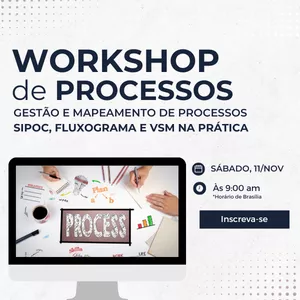 Imagem de capa para o Curso online Workshop de PROCESSOS 