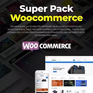 Imagem de capa para o Curso online Super Pack Woocommerce – Plugins Premium