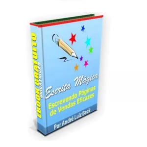 Imagem de capa para o Ebook ESCRITA MÁGICA 
