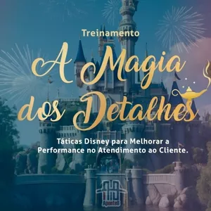 Imagem de capa para o Curso online Magia dos Detalhes: Técnicas Disney para Atendimento ao Cliente