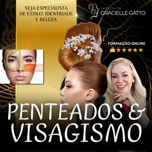 Imagem de capa para o Curso online Tranças e Penteados + Visagismo