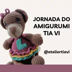 Imagem de capa para o Curso online Curso de Amigurumi Tia Vi